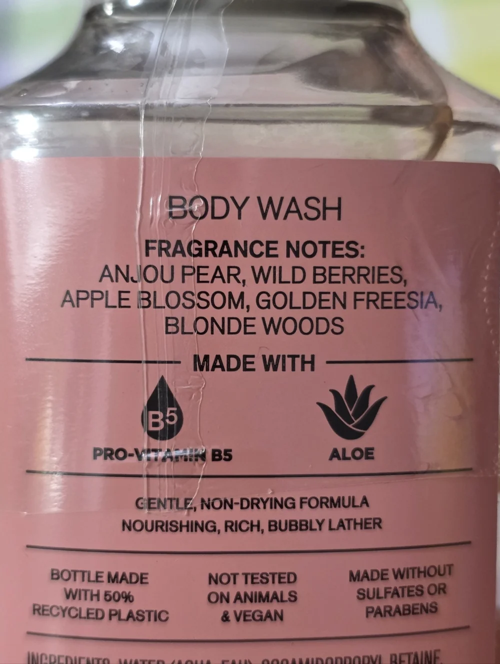 Bath & Body Works Pretty as a Peach & Pearberry Body Wash Set NEW Rare